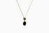 Divya दिव्या | Onyx | Halskette | 18K Vermeil Vergoldung